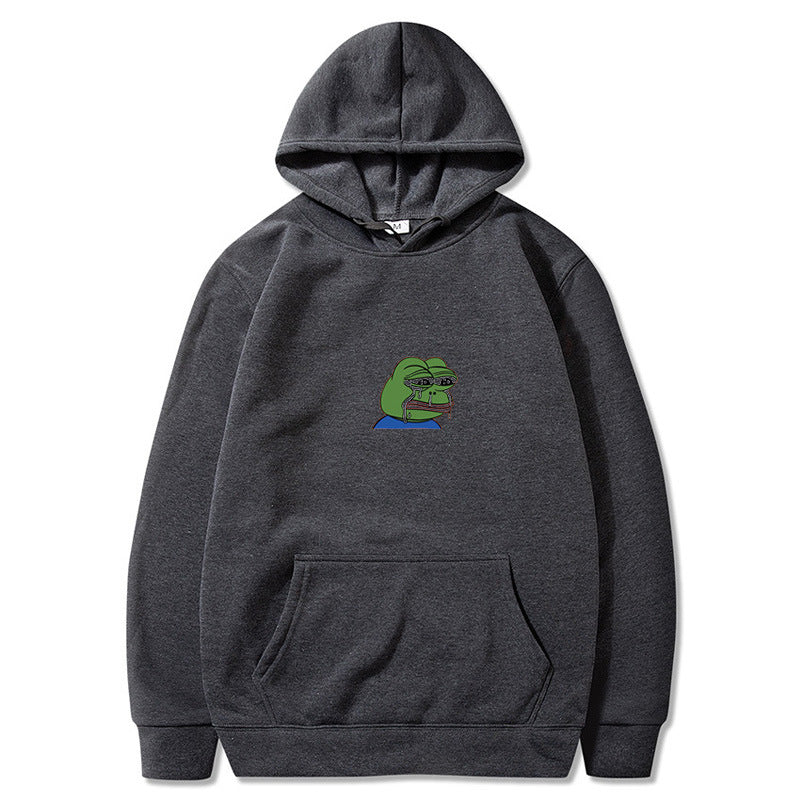 European And American Foreign Trade Apparel Winter Sweater Jacket Plus Velvet Men's And Women's Fashion Casual Hooded