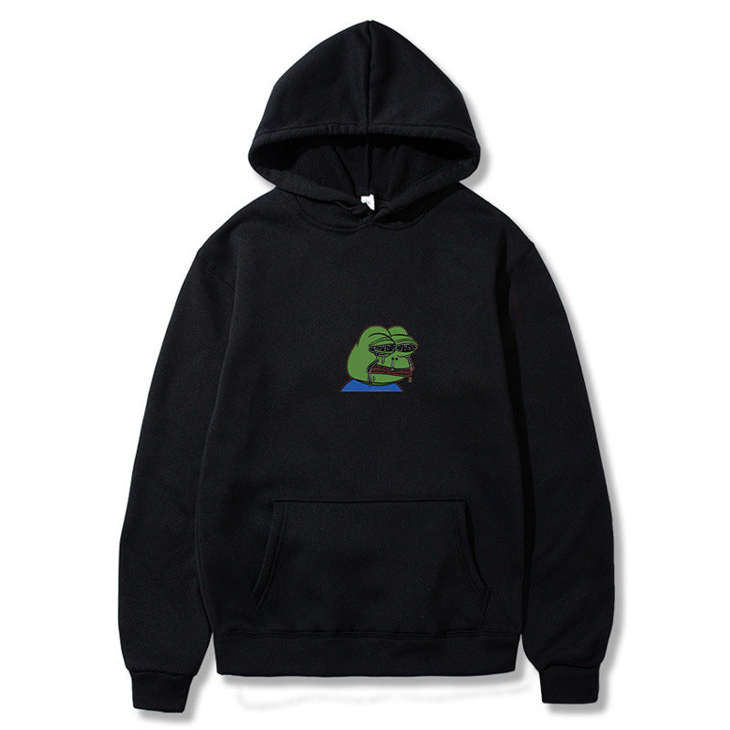 European And American Foreign Trade Apparel Winter Sweater Jacket Plus Velvet Men's And Women's Fashion Casual Hooded