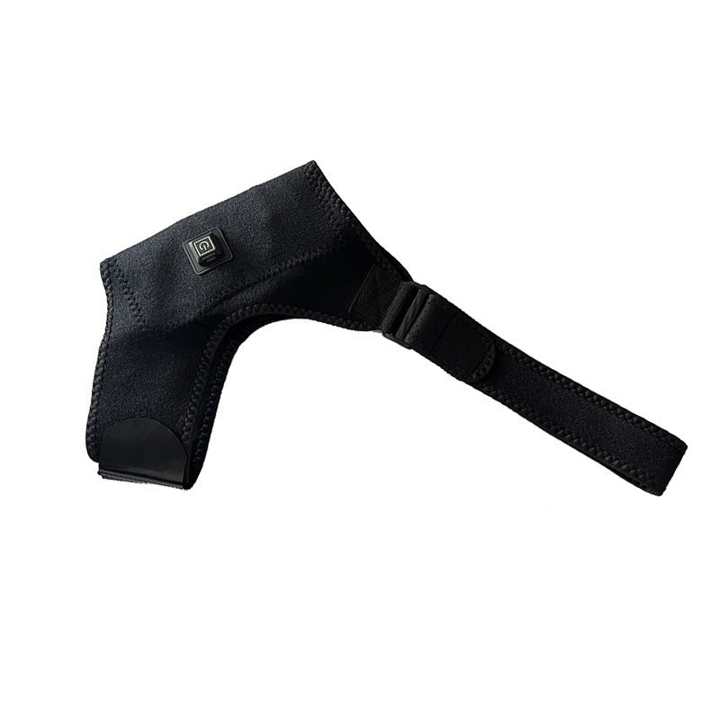 Carbon fiber electric heating shoulder massager