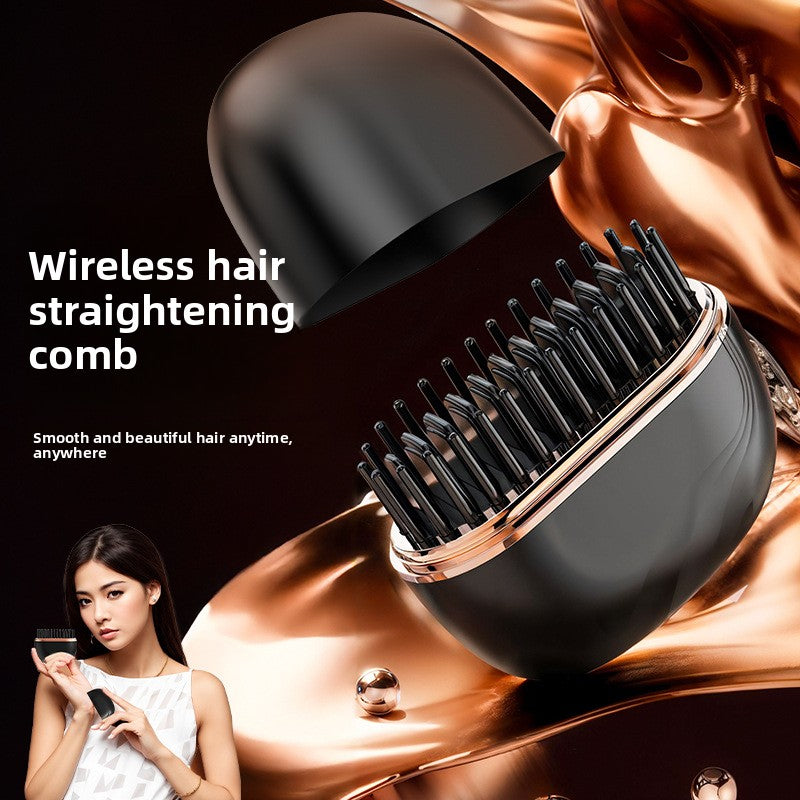 Wireless Straightening and Curling Comb