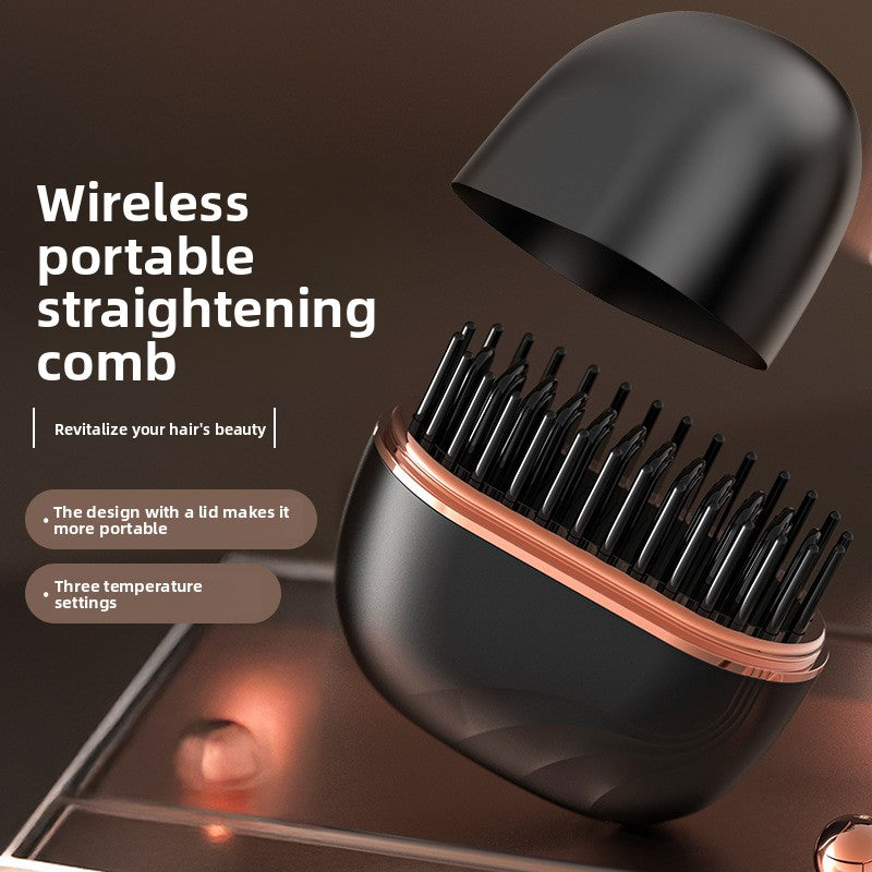 Wireless Straightening and Curling Comb
