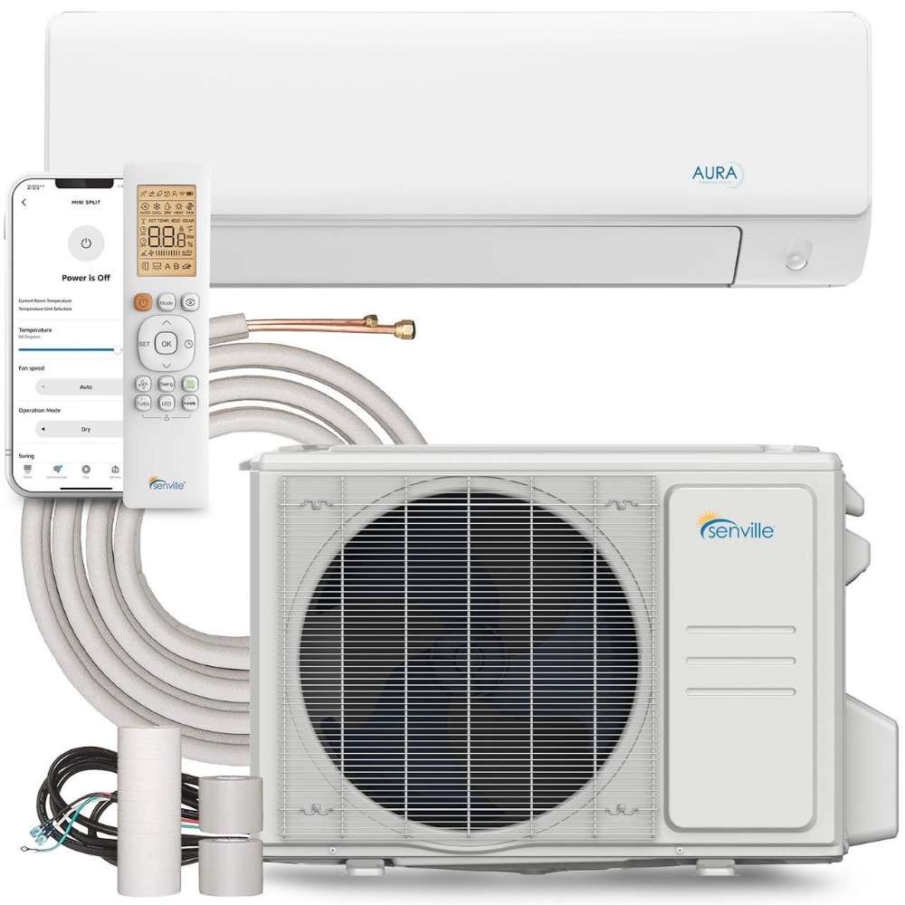 Senville 18000 BTU Mini Split AC/Heat - ELITE Series